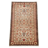 Ushak Pomegranate Red & Beige Rug 3.10 x 6.5