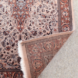 Small Super Fine Persian Rug in Rust & Ivory 3.2 x 5.3