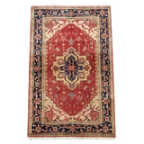 Serapi Persian Traditional Rug in Red & Ivory 3.2 x 5.1