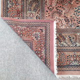 Traditional Shiraz Persian Wool Rug in Blush Brown 6 x 8.10